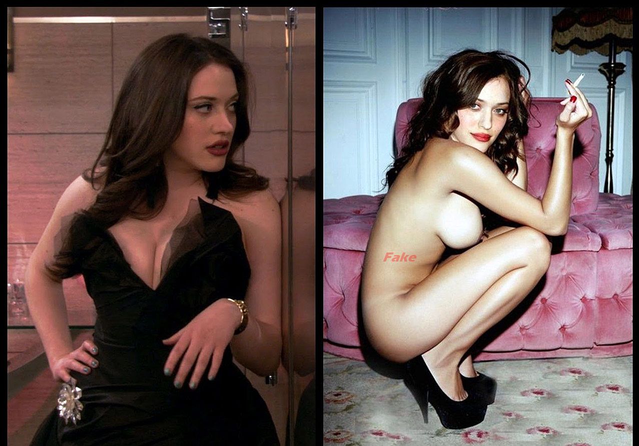 First, we showed you the only professional nude photo of Kat Dennings. 