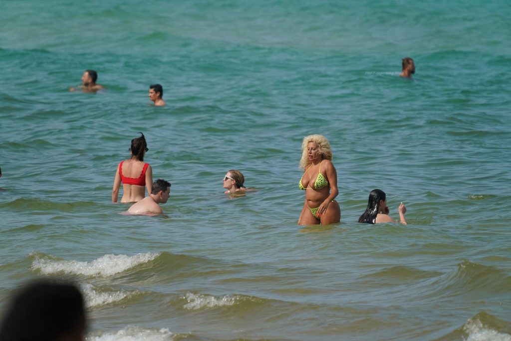 Afida Turner Has a Wardrobe Malfunction in a Bikini in Miami Beach (16 Photos)