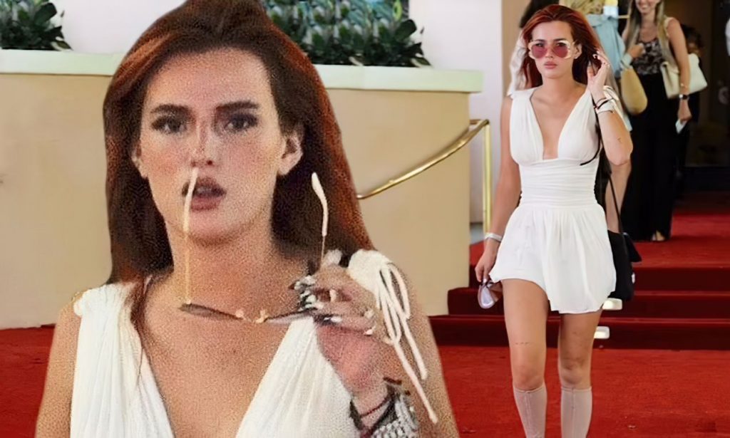 Bella Thorne Opts For a Daring White Dress as She Leaves the Beverly Hills Hotel (36 Photos + Video)