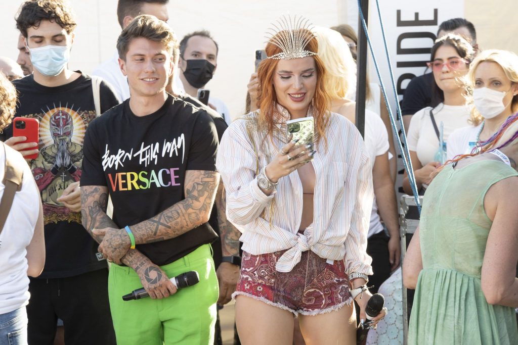 Bella Thorne Looks Hot at the Pride Event in Milan (54 Photos) [Updated]