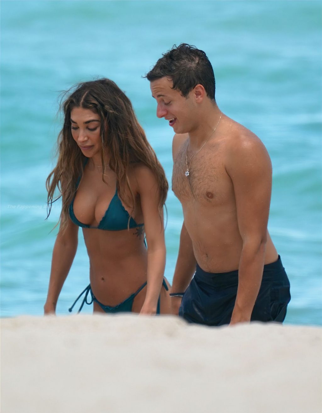 Chantel Jeffries Looks Amazing in a Green Bikini on the Beach in Miami (86 Photos)