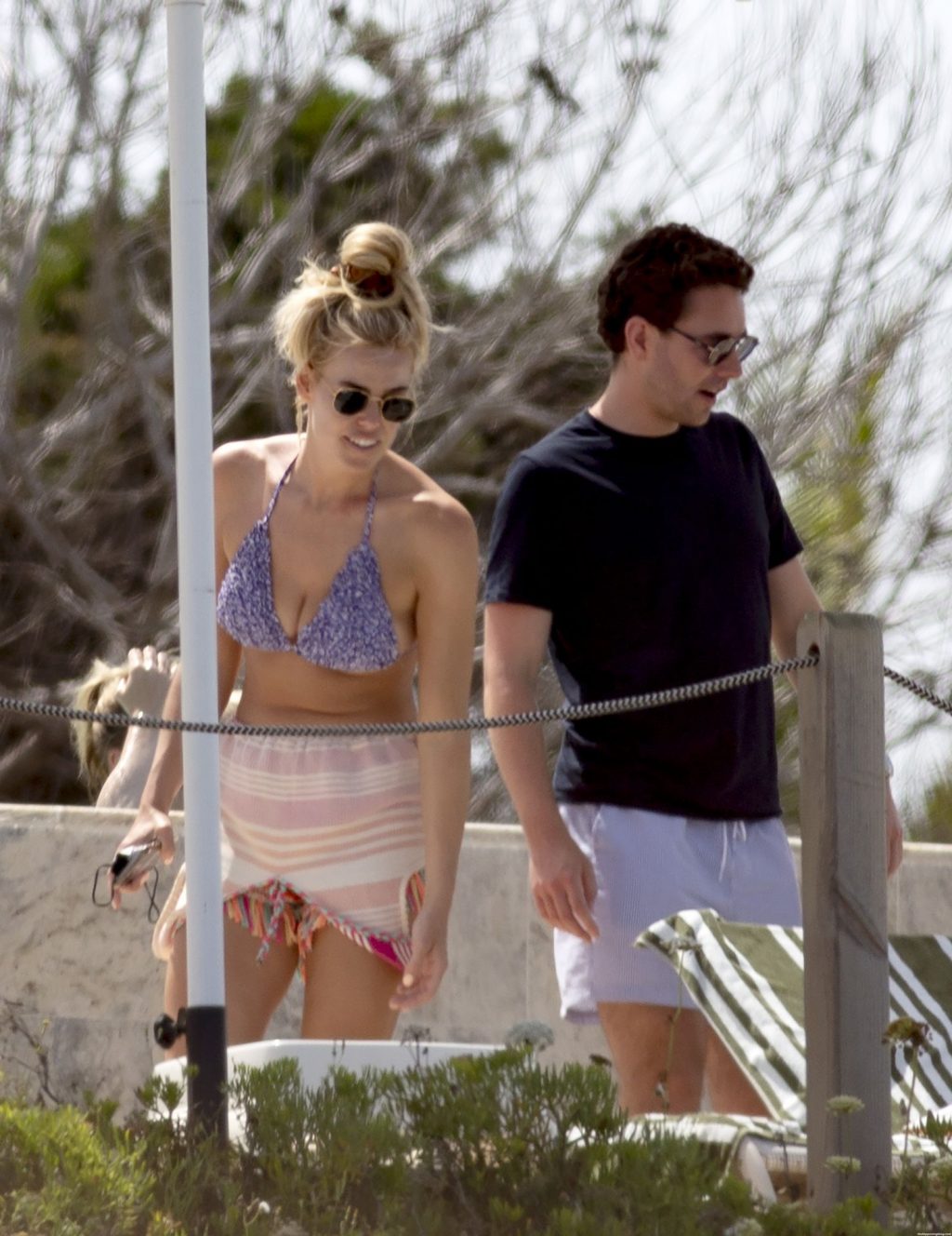 Chloe Meadows Looks Spectacular in a Blue Bikini in Ibiza (14 Photos)