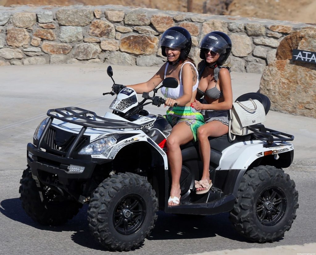 Elettra Lamborghini Exposes Her Underboob While Driving an ATV With Her Friend (48 Photos)