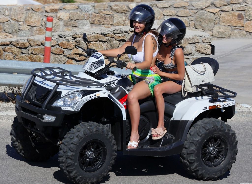 Elettra Lamborghini Exposes Her Underboob While Driving an ATV With Her Friend (48 Photos)