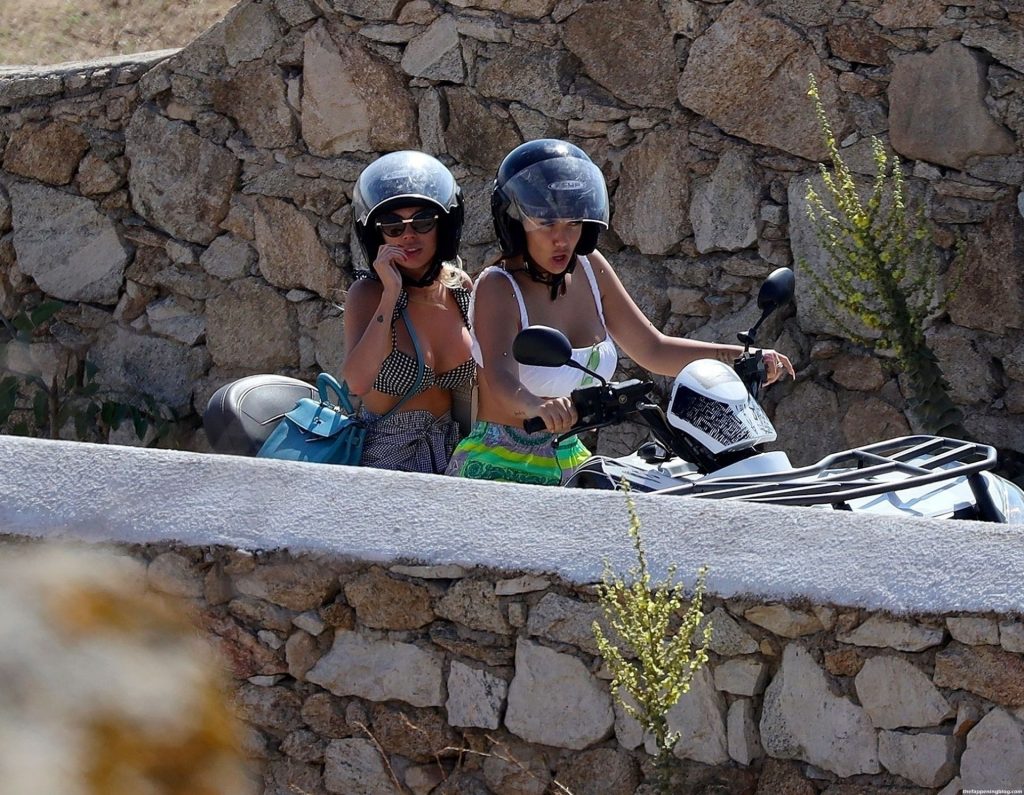 Elettra Lamborghini Exposes Her Underboob While Driving an ATV With Her Friend (48 Photos)