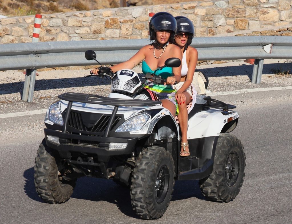 Elettra Lamborghini is Seen on the Beach with a Friend in Mykonos (39 Photos)