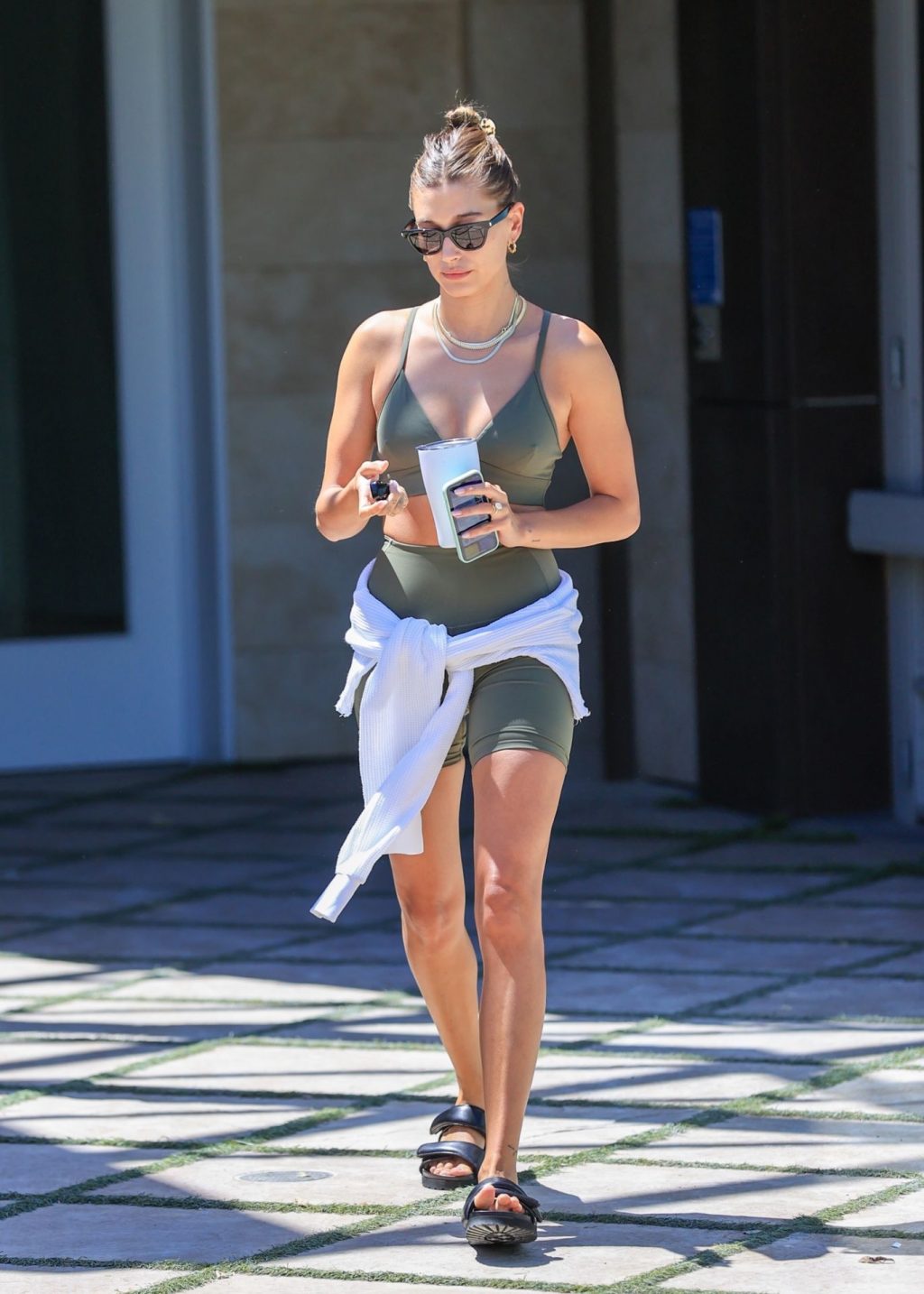 Hailey Bieber Looks Smoking Hot After Leaving a Pilates Class (54 Photos)