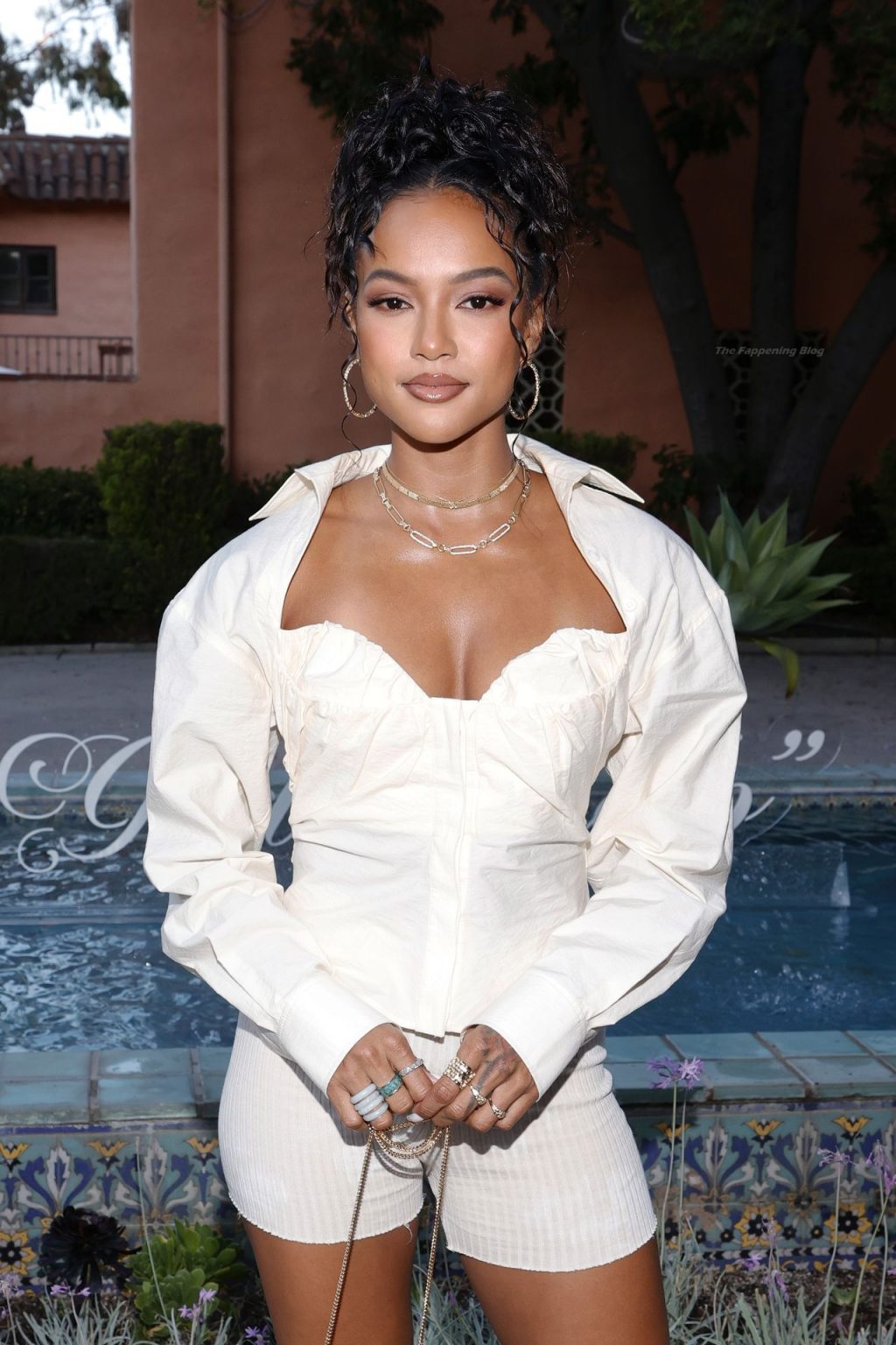 Karrueche Tran Shows Off Her Sexy Legs at the RHUDE Runway Show (35 Photos)