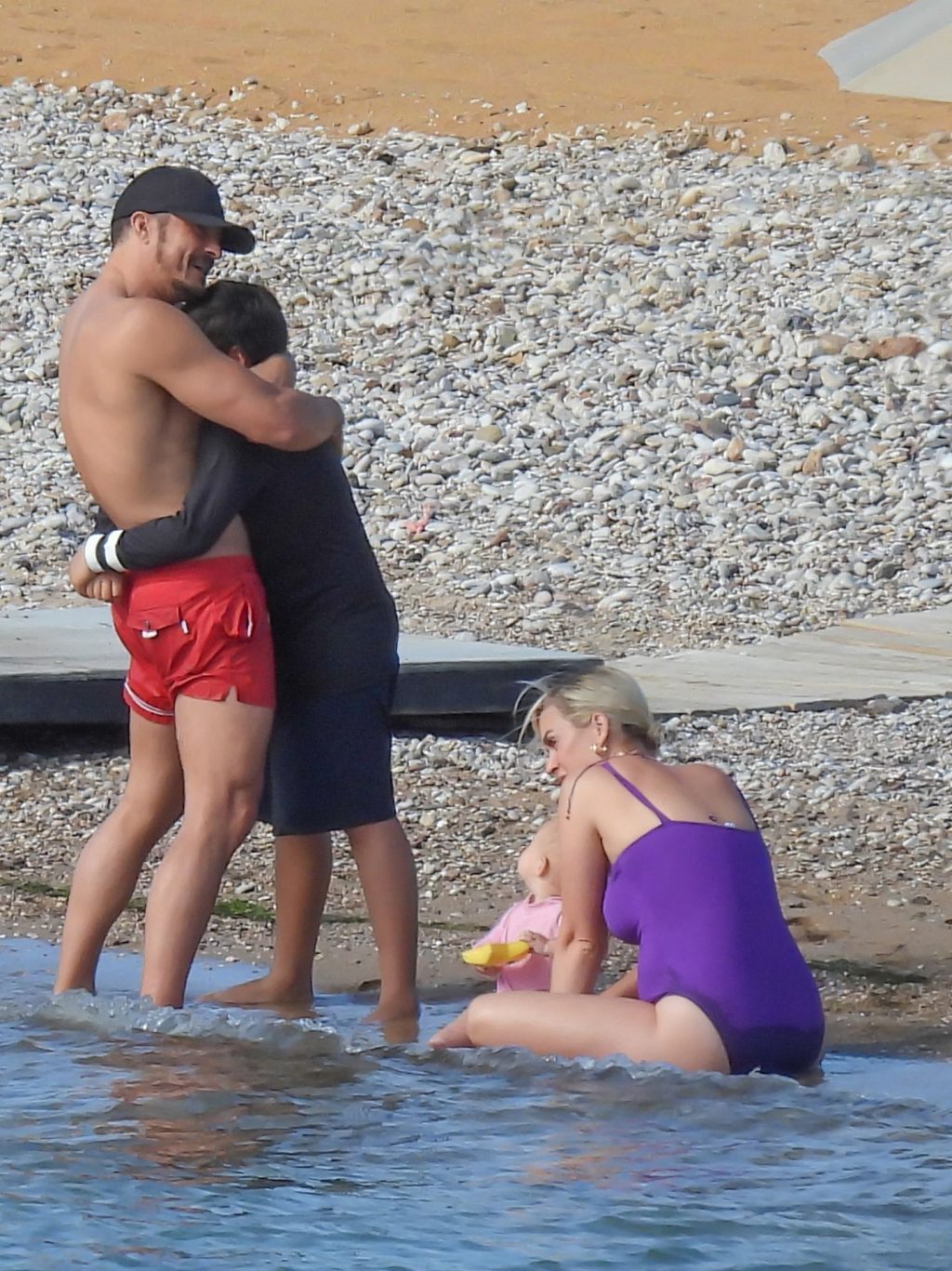 Katy Perry Wows in a Purple Swimsuit As She Enjoys Greek Vacation With Orlando Bloom (66 Photos)