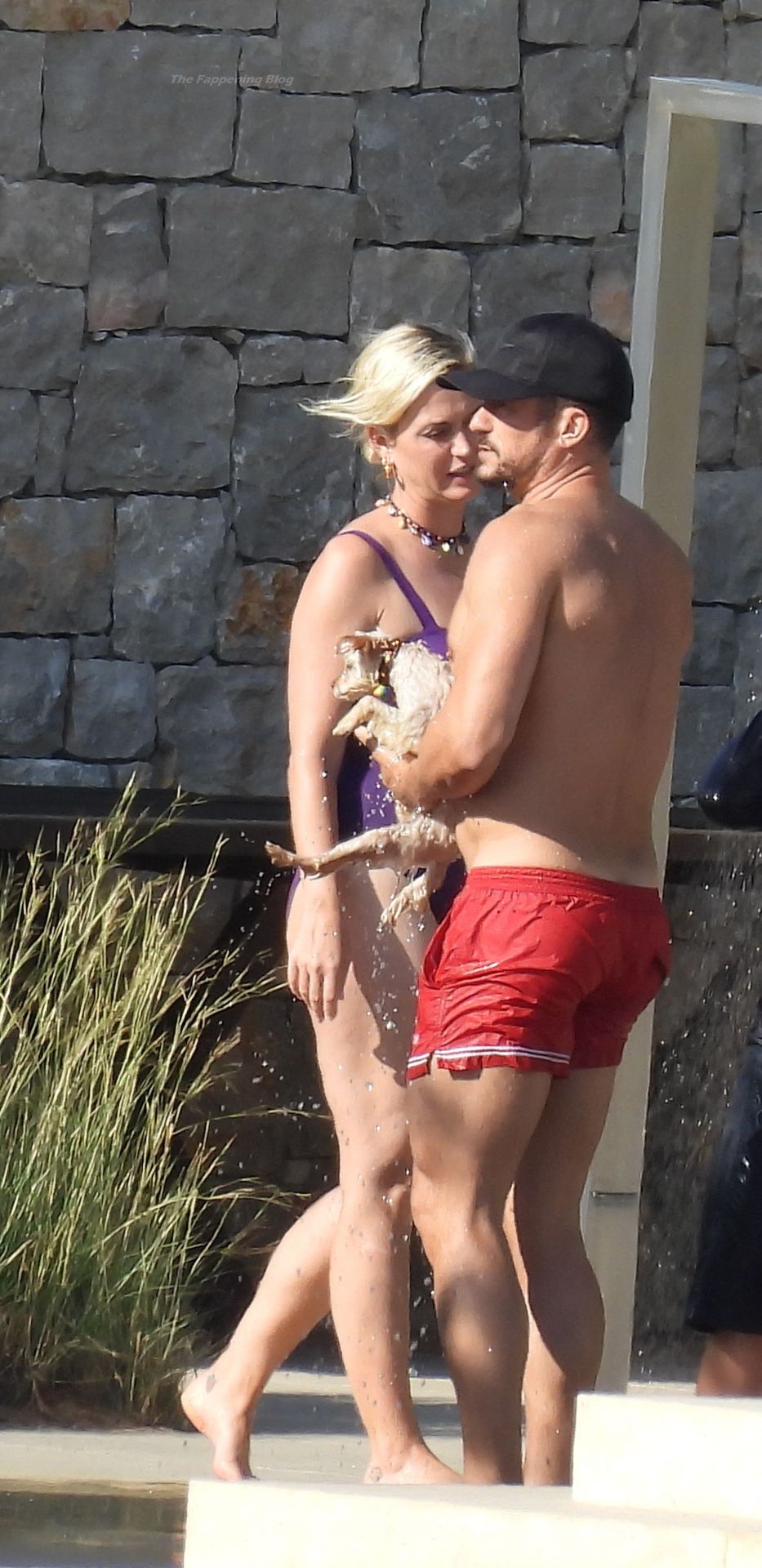 Katy Perry Wows in a Purple Swimsuit As She Enjoys Greek Vacation With Orlando Bloom (66 Photos)