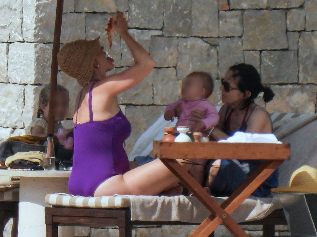 Katy Perry Wows in a Purple Swimsuit As She Enjoys Greek Vacation With Orlando Bloom (66 Photos)