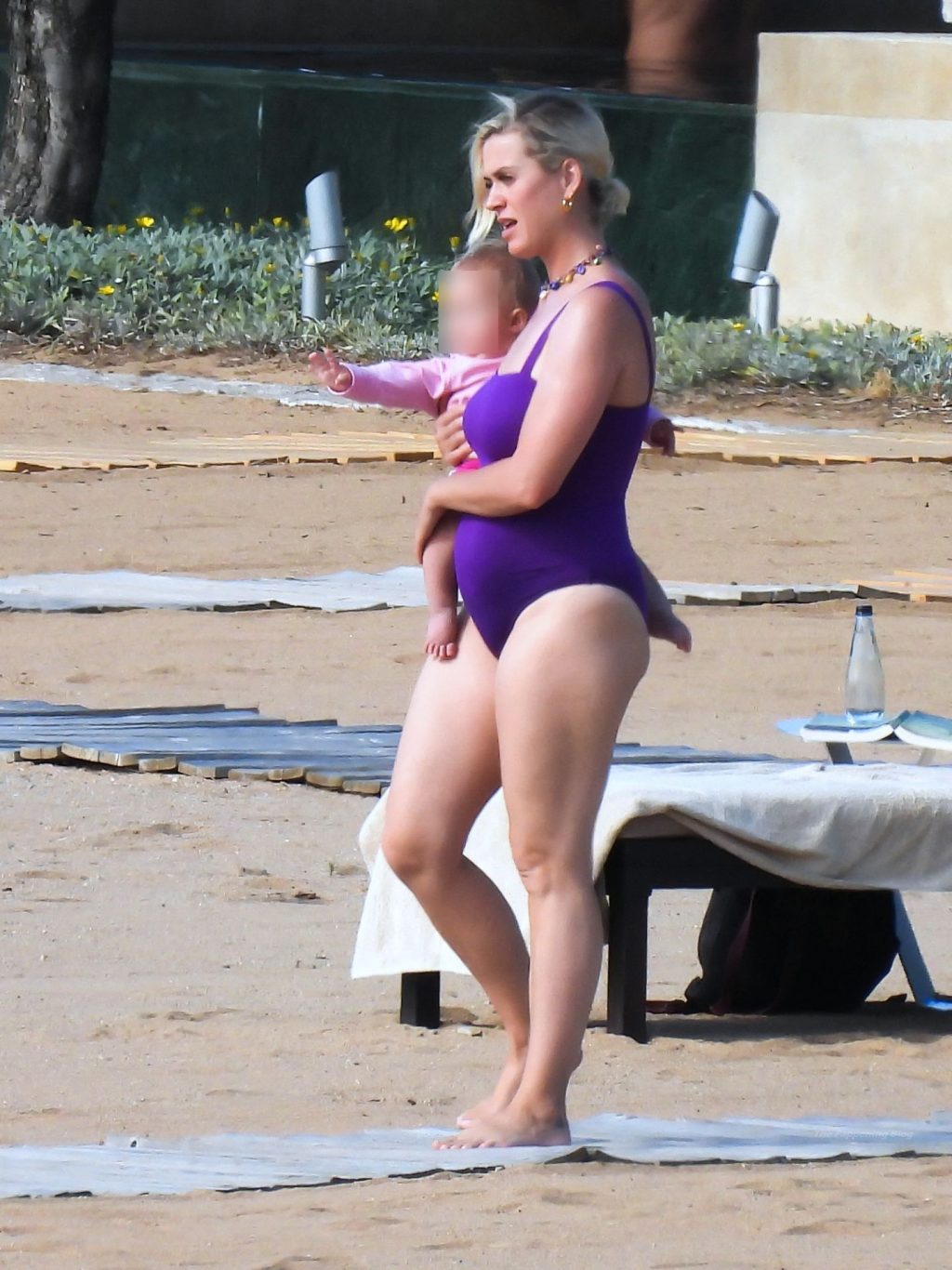 Katy Perry Wows in a Purple Swimsuit As She Enjoys Greek Vacation With Orlando Bloom (66 Photos)