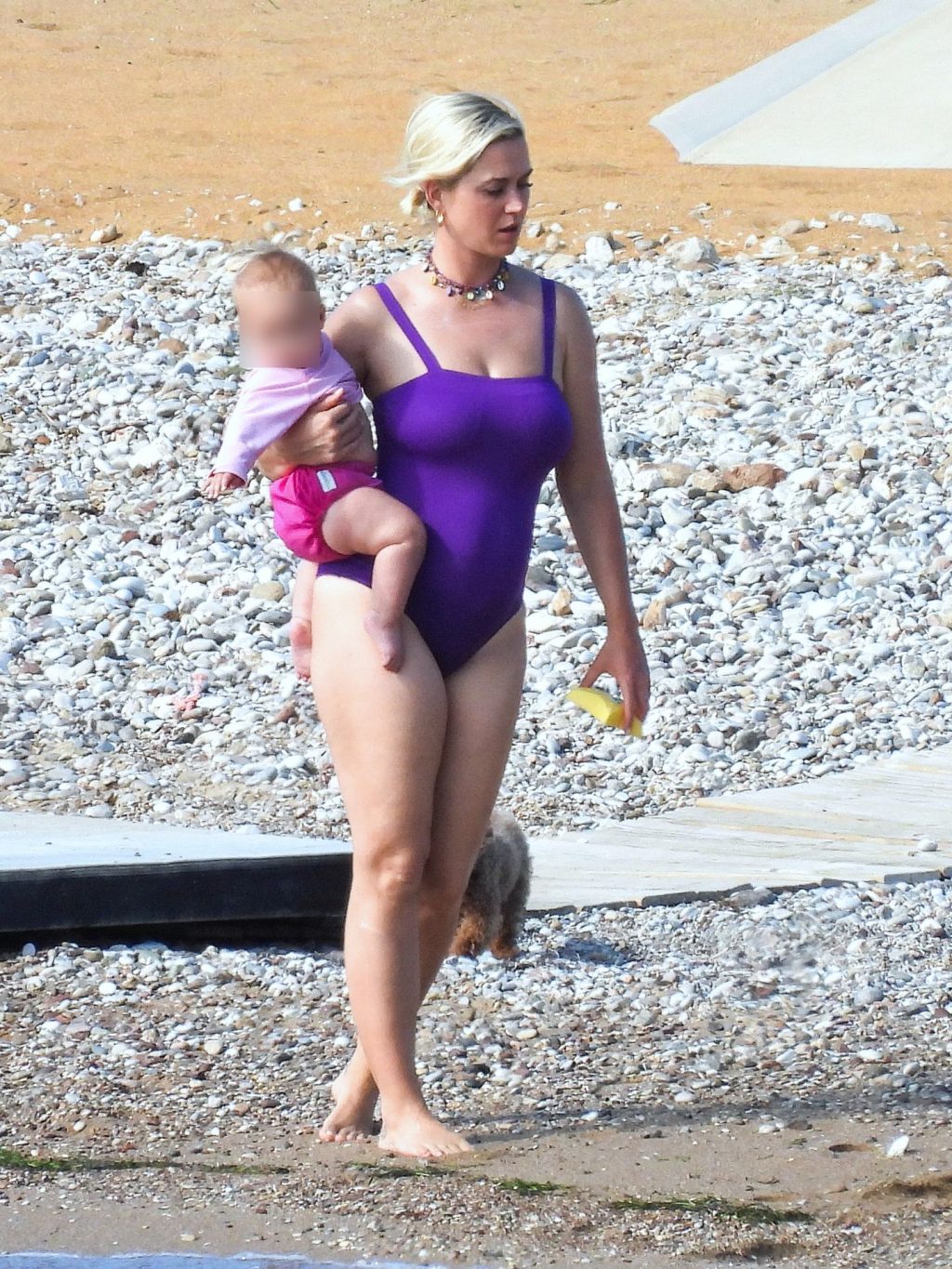 Katy Perry Wows in a Purple Swimsuit As She Enjoys Greek Vacation With Orlando Bloom (66 Photos)