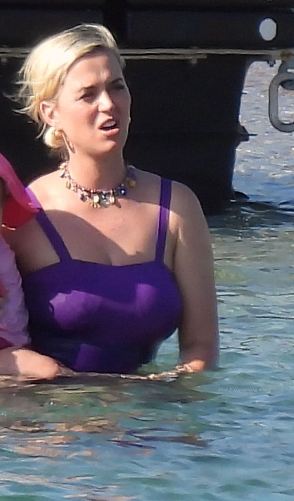 Katy Perry Wows in a Purple Swimsuit As She Enjoys Greek Vacation With Orlando Bloom (66 Photos)