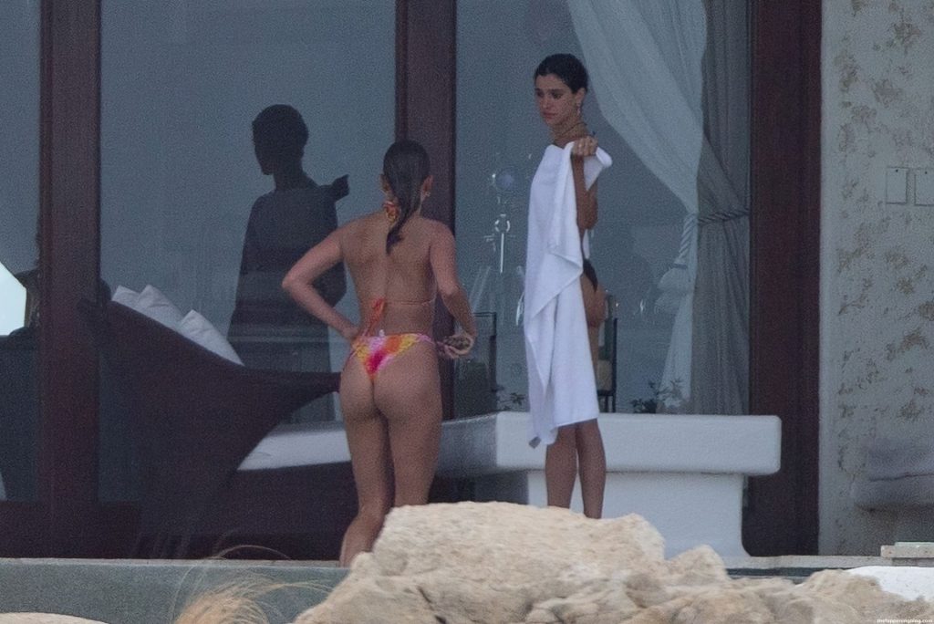 Kendall Jenner &amp; Hailey Bieber Bare Their Sizzling Bodies in String Bikinis (58 Photos)