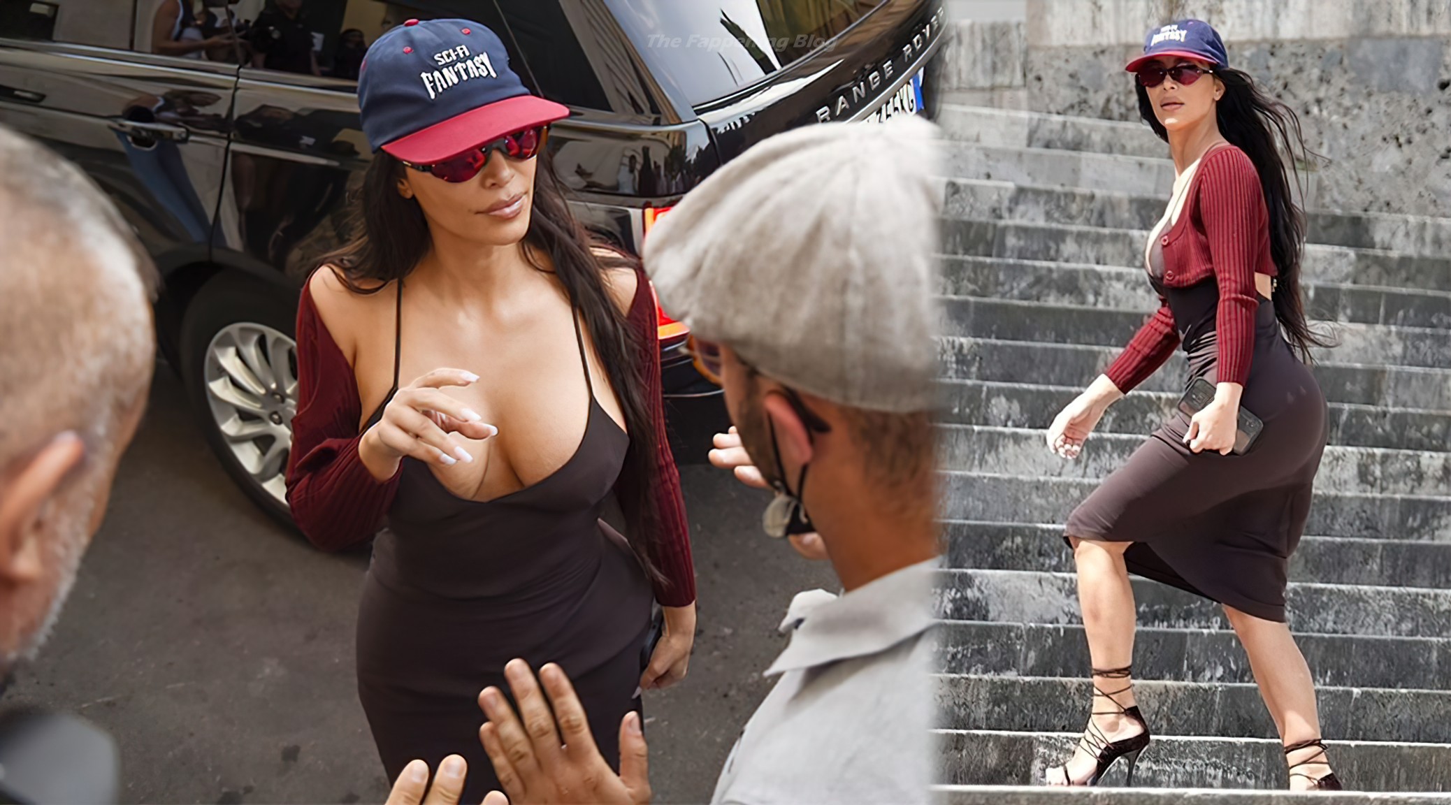Kim kardashian butt cleavage