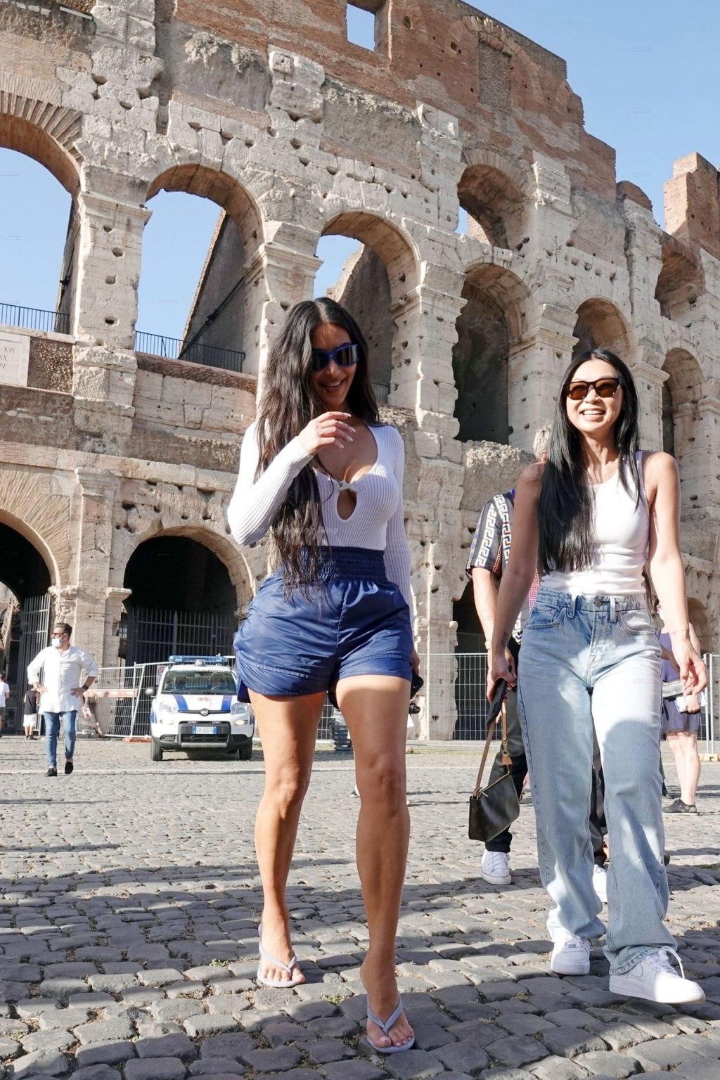Kim Kardashian is Pictured Sightseeing in Rome (78 Photos) [Updated]