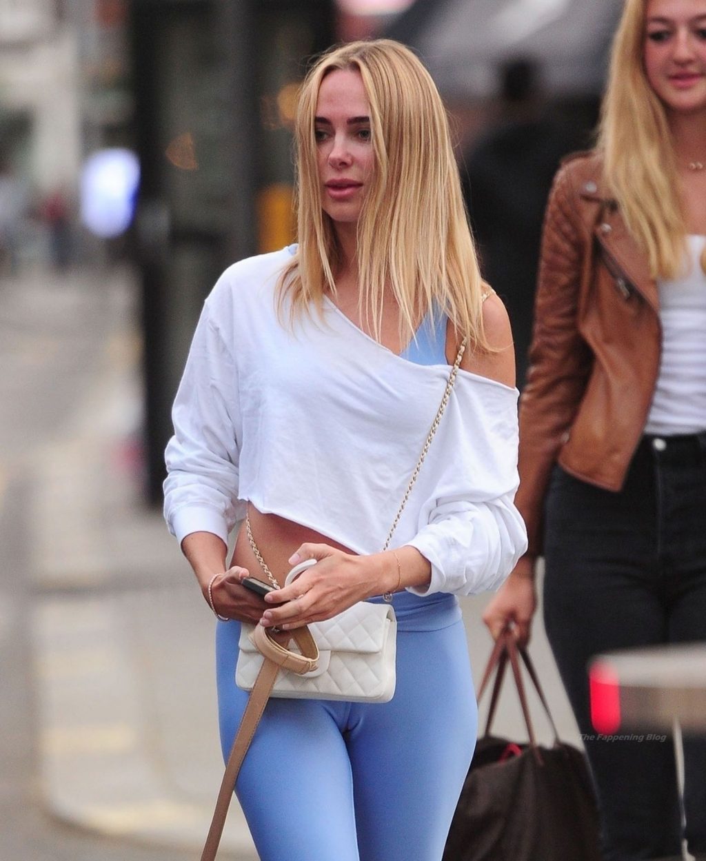 Kimberley Garner Shows Off Her Ass in Tight Blue Leggings in London (30 Photos)