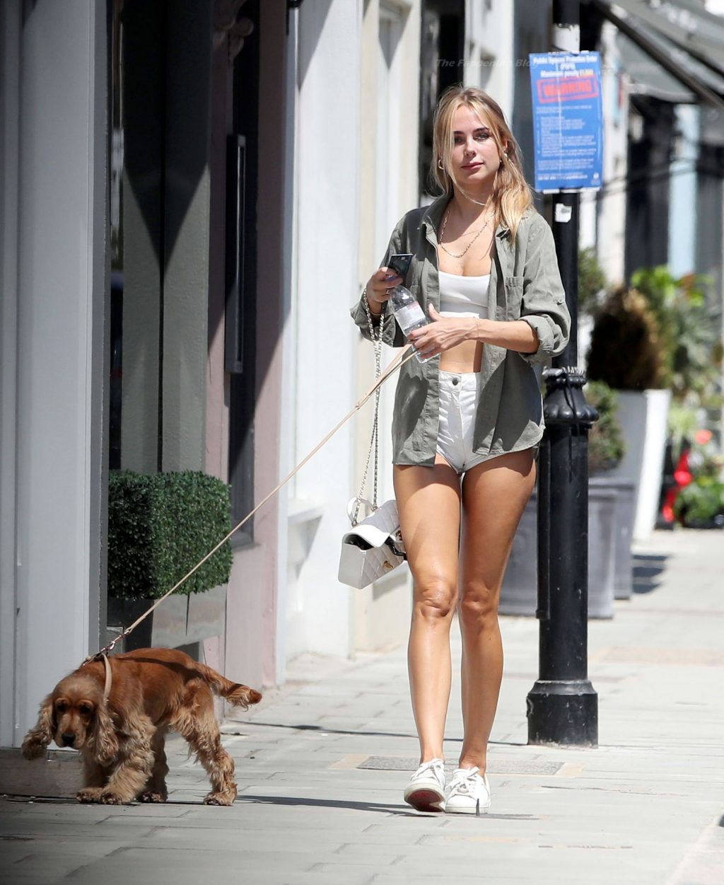 Kimberley Garner Puts on a Very Leggy Display in Tiny Shorts in London (24 Photos)