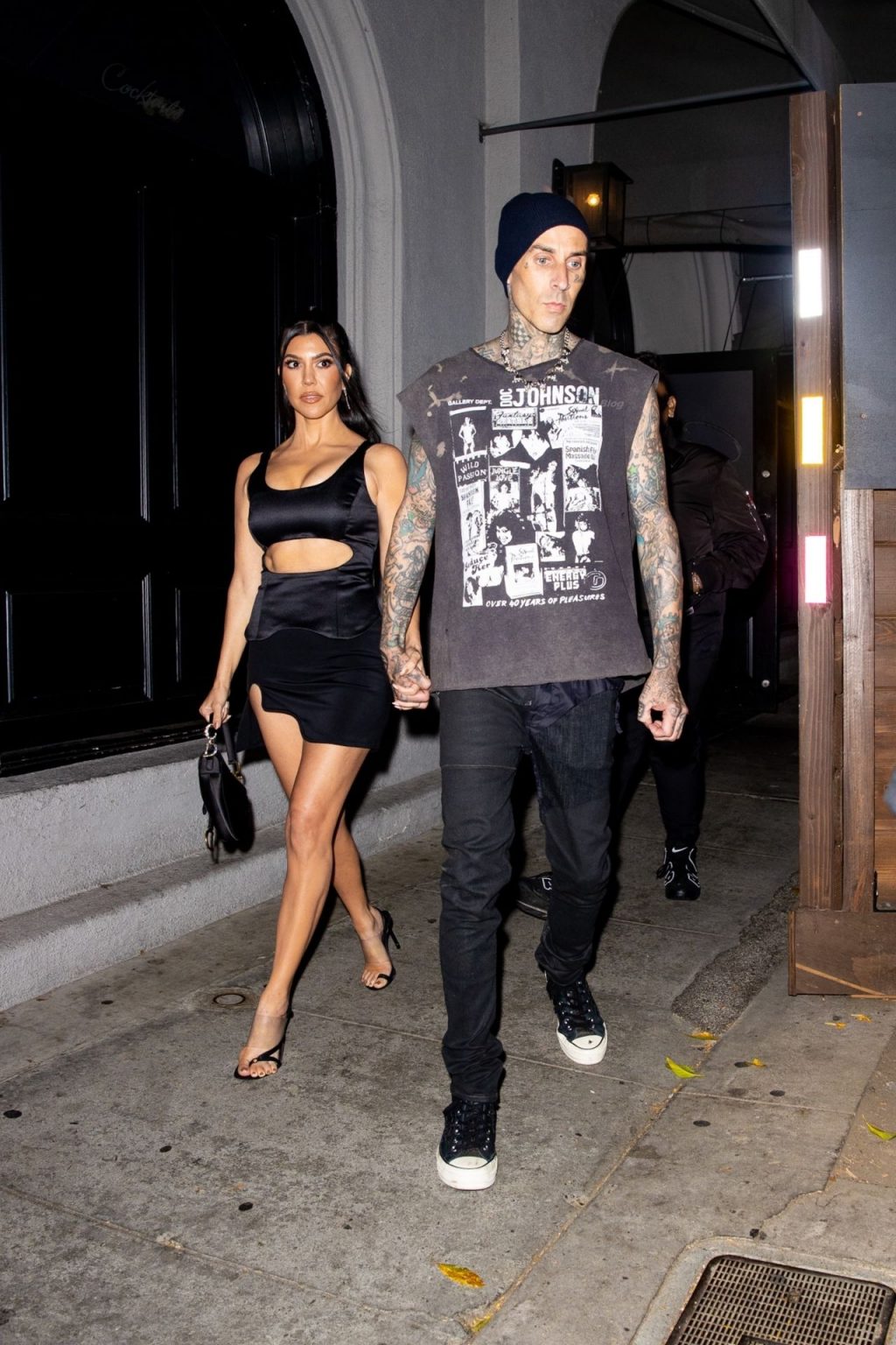 Kourtney Kardashian &amp; Travis Barker Attend the Galore x PrettyLittleThing Party in WeHo (32 Photos)