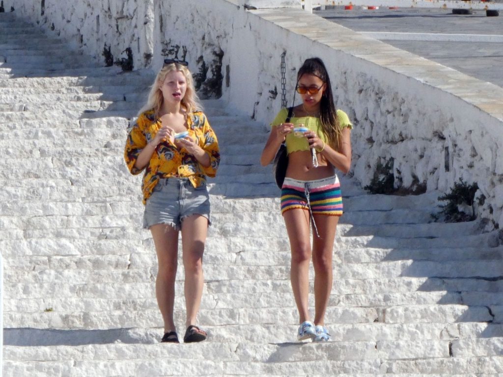 Lottie Moss is Pictured Out Sightseeing With a Friend While Enjoying Their Holiday in Mykonos (54 Photos)