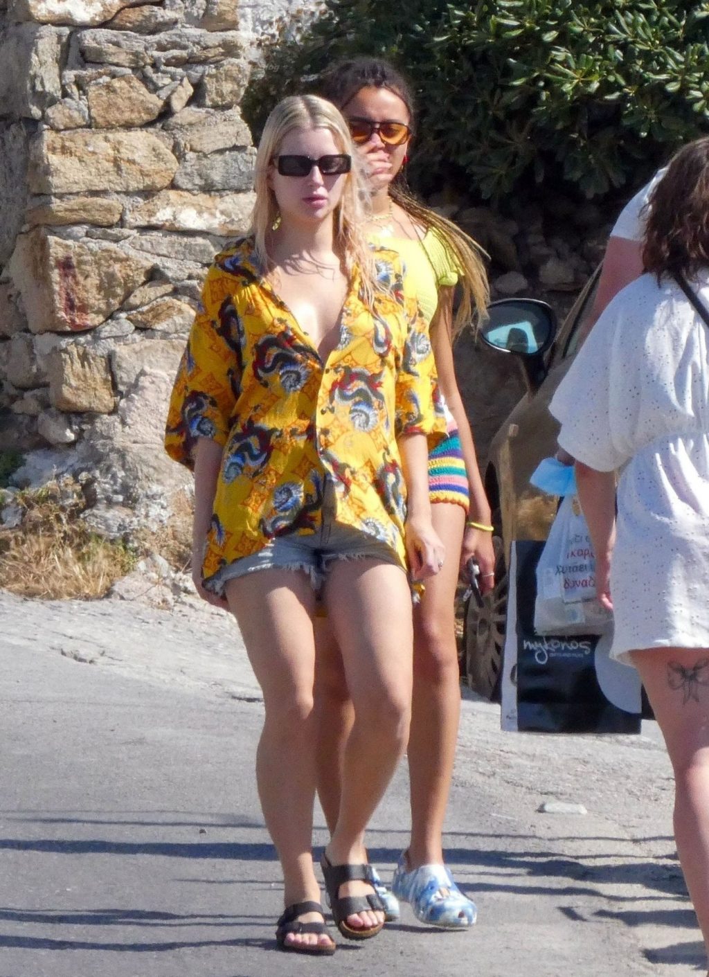 Lottie Moss is Pictured Out Sightseeing With a Friend While Enjoying Their Holiday in Mykonos (54 Photos)