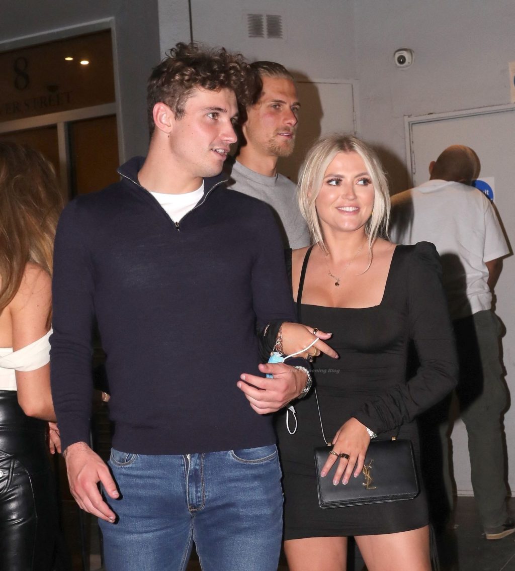 Leggy Lucy Fallon is Seen Leaving MNKY HSE in London (63 Photos)