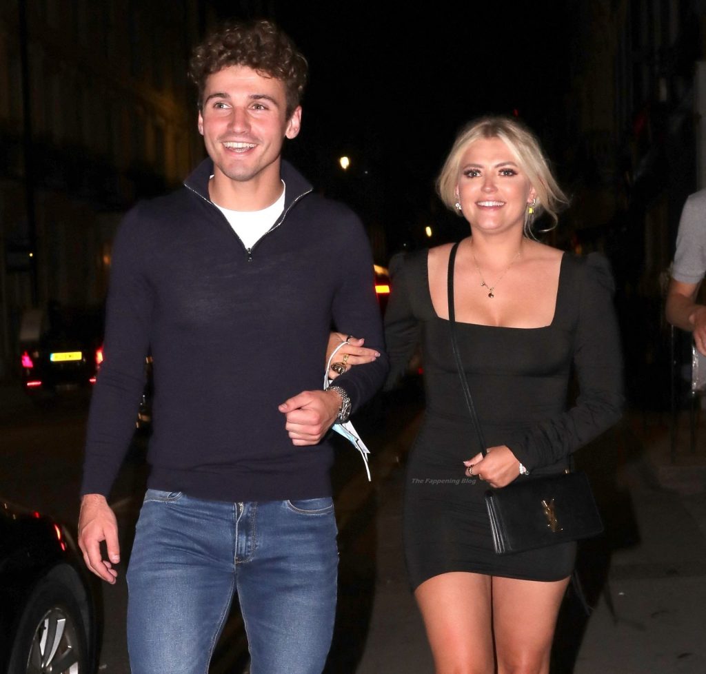 Leggy Lucy Fallon is Seen Leaving MNKY HSE in London (63 Photos)