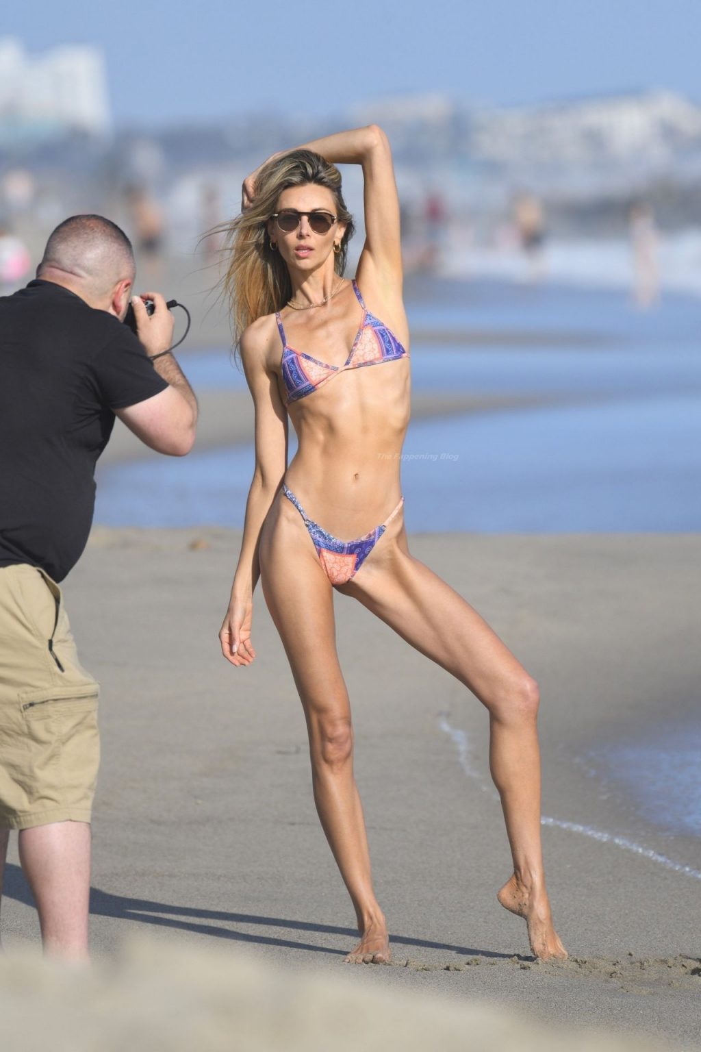 Ludi Delfino Puts on a Sultry Display as She Poses on the Shores of Santa Monica Beach (90 Photos)