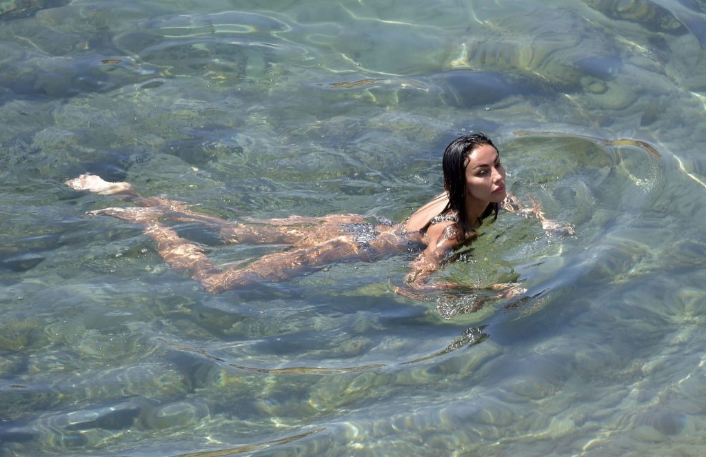 Leggy Madalina Ghenea Is Seen at the Beach in Portofino (50 Photos)