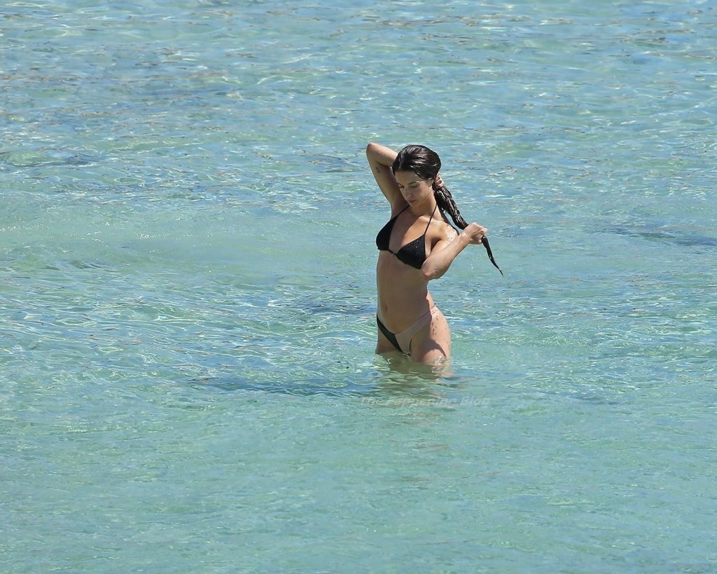 Maria Pedraza Poses at the Beach in Ibiza (53 Photos)
