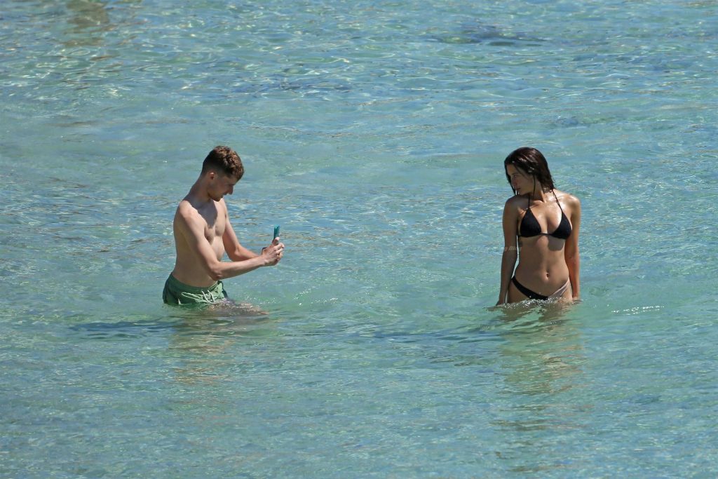 Maria Pedraza Poses at the Beach in Ibiza (53 Photos)