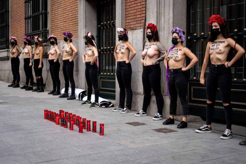 Femen Activists Protest In Madrid (48 Photos)