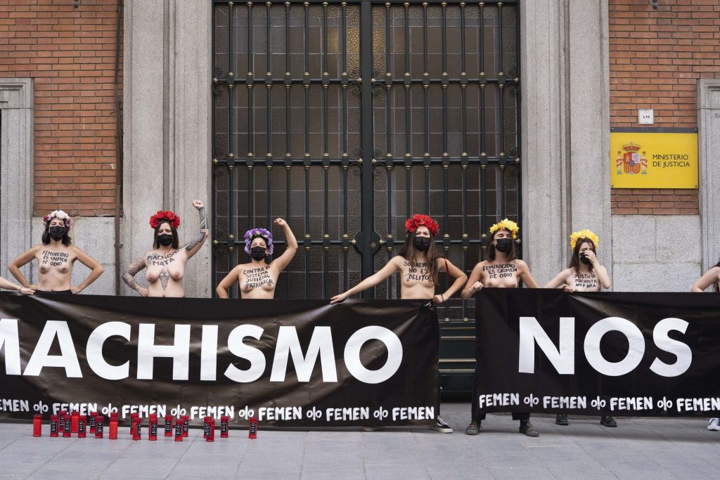 Femen Activists Protest In Madrid (48 Photos)