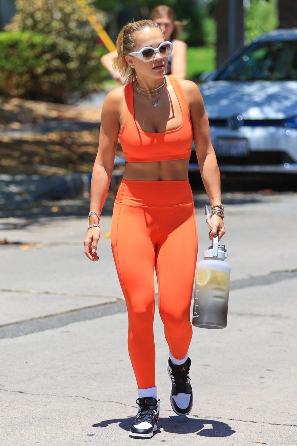 Rita Ora Shows Off Her Toned Body While Heading to Pilates (13 Photos)