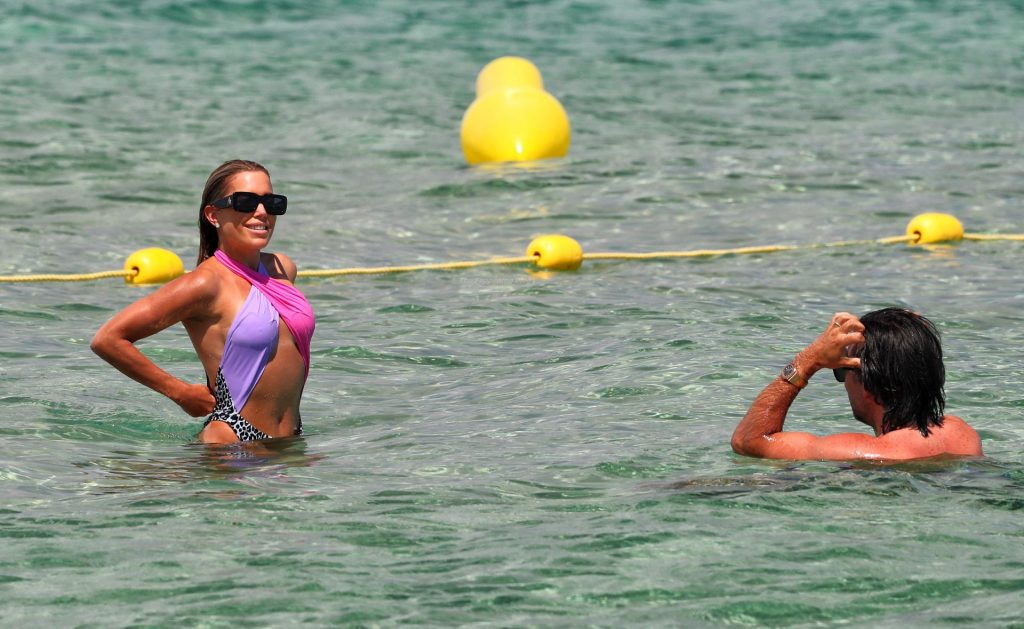 Sylvie Meis &amp; Niclas Castello Enjoy a Beach Day in Saint Tropez (120 Photos)