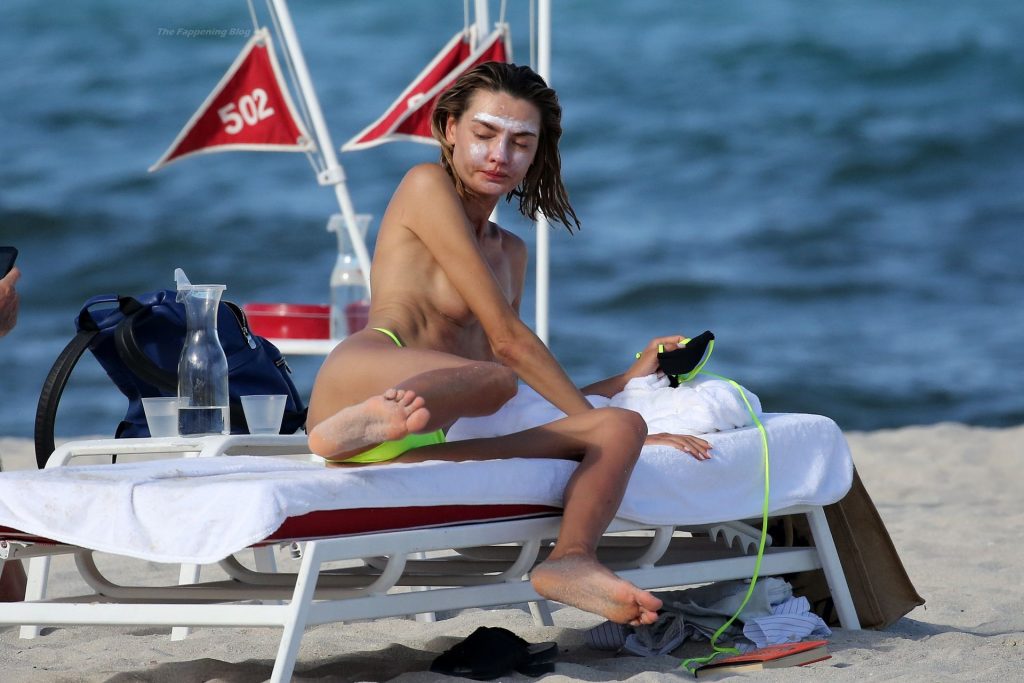 Alina Baikova Goes Nude on the Beach in Miami (35 Photos)