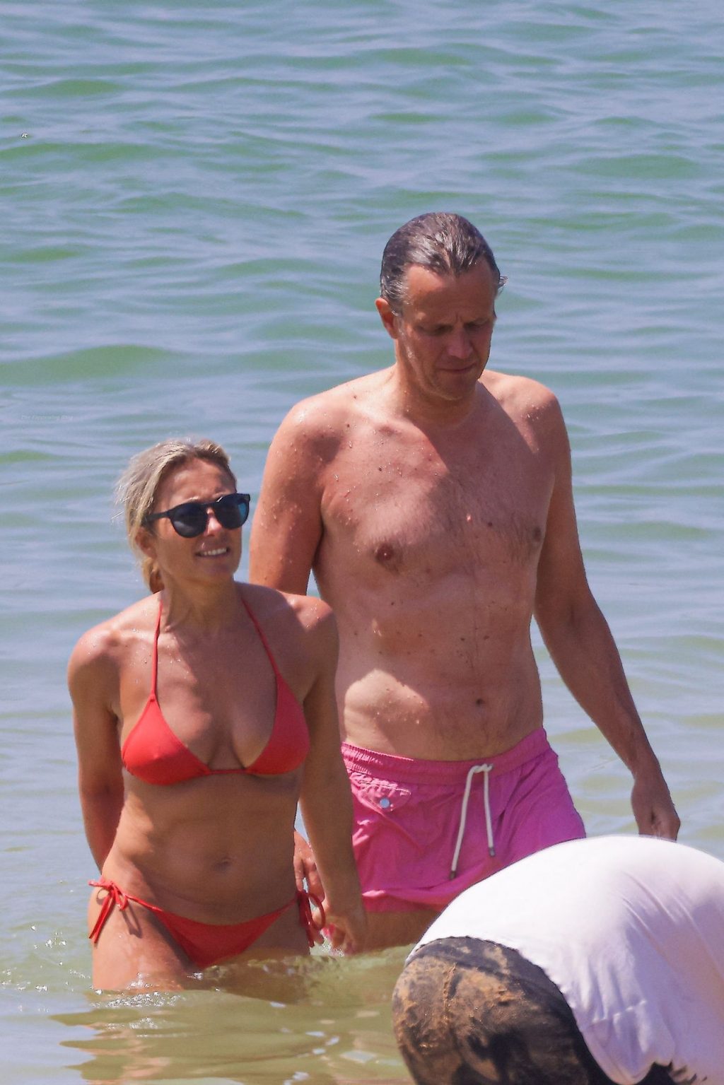 Anne-Sophie Lapix Shows Off Her Tits and Ass at The Beach in Saint-Jean-de-uz (59 Photos)
