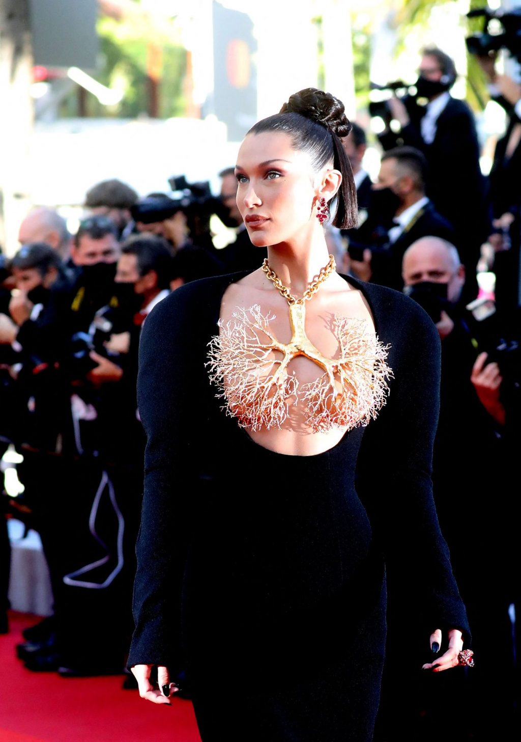 Bella Hadid Stuns in an Unusual Dress During the 74th Annual Cannes Film Festival (105 Photos)
