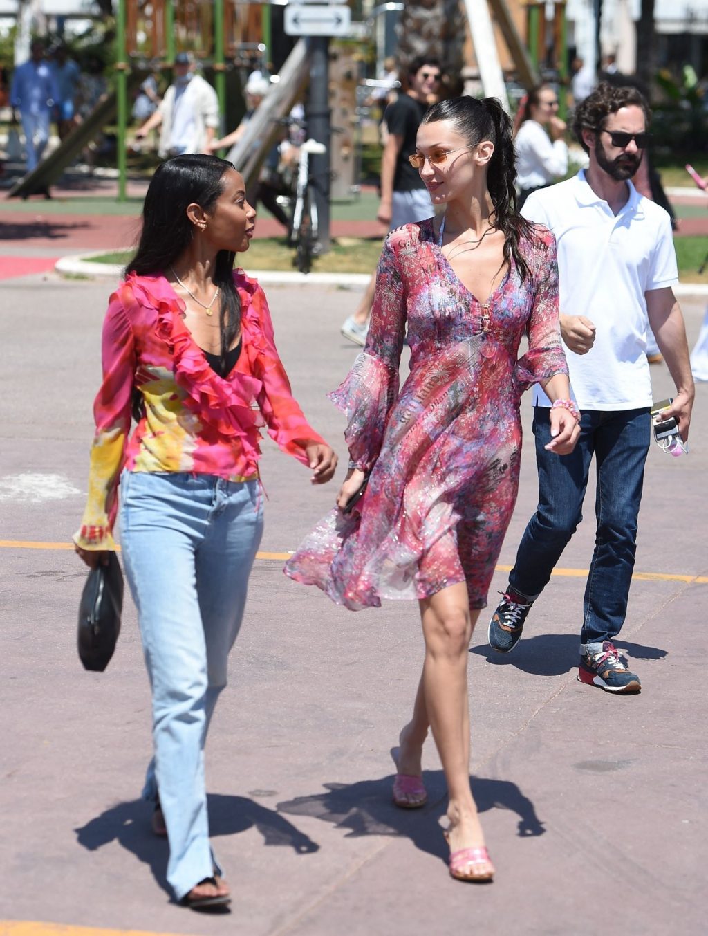 Bella Hadid is Seen Out for Lunch in Cannes (29 Photos)