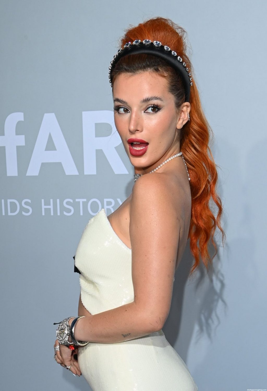 Bella Thorne Looks Beautiful at the 27th amfAR Gala in Cannes (83 Photos) [Updated]