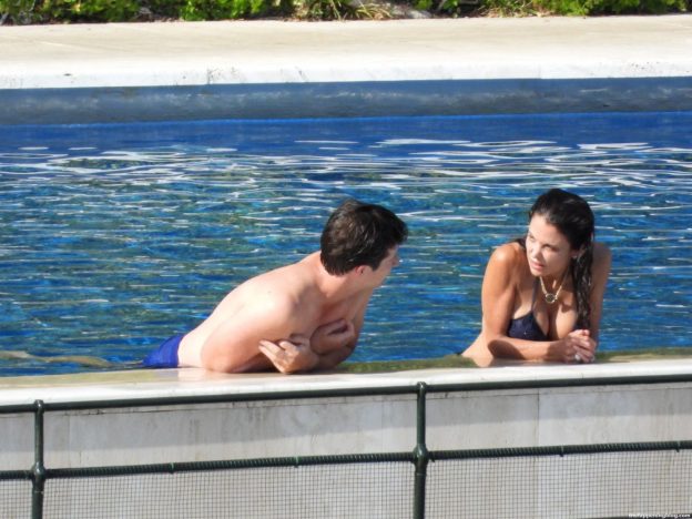 Bethenny Frankel Displays Pda With Paul Bernon In The Swimming Pool 28