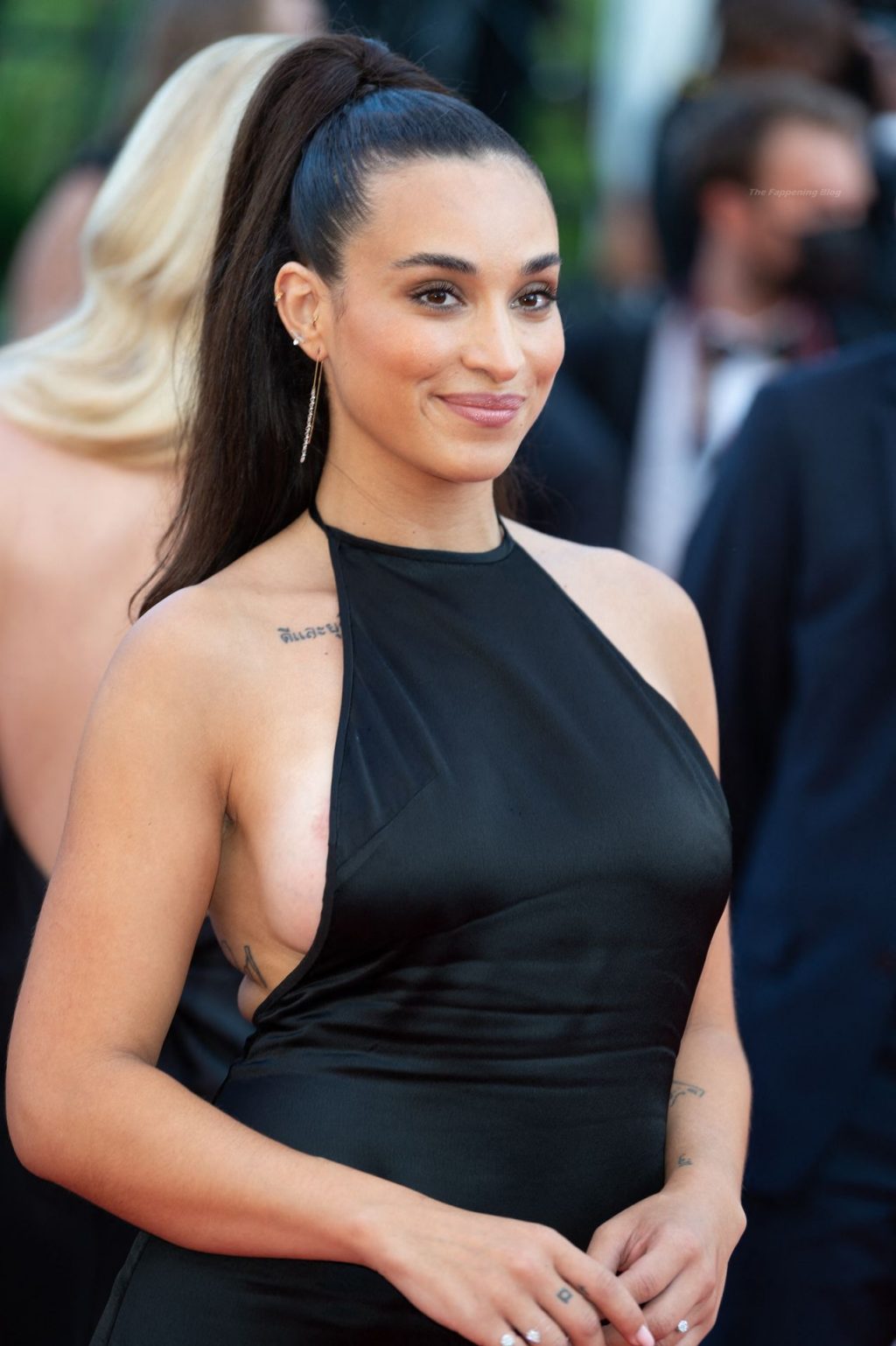 Camelia Jordana Flashes Her Tits on the Red Carpet in Cannes (34 Photos)