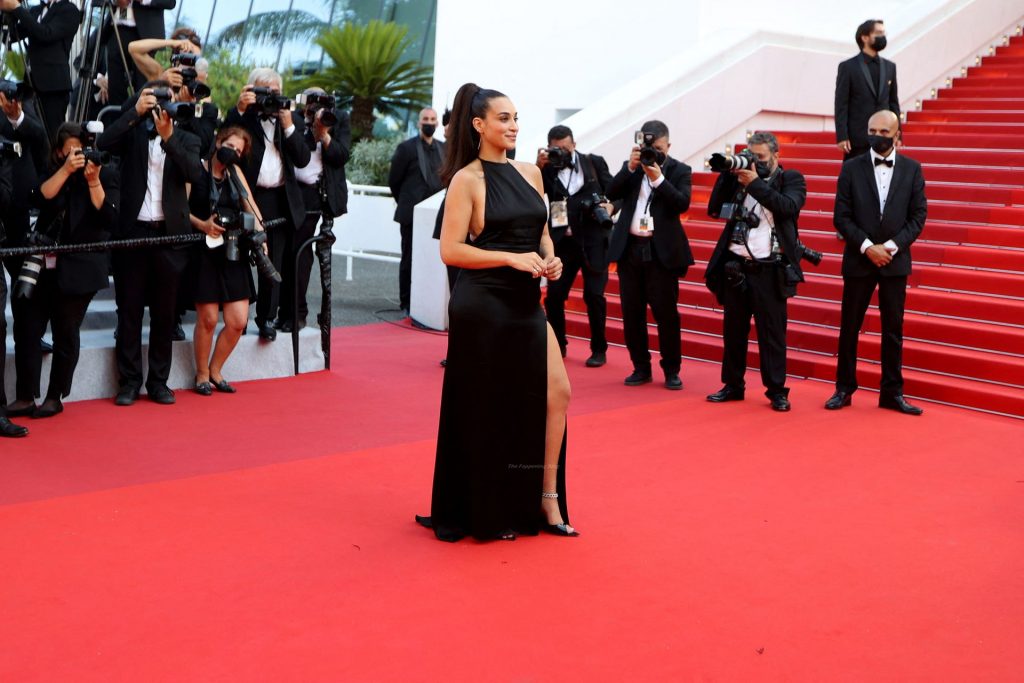 Camelia Jordana Flashes Her Tits on the Red Carpet in Cannes (34 Photos)