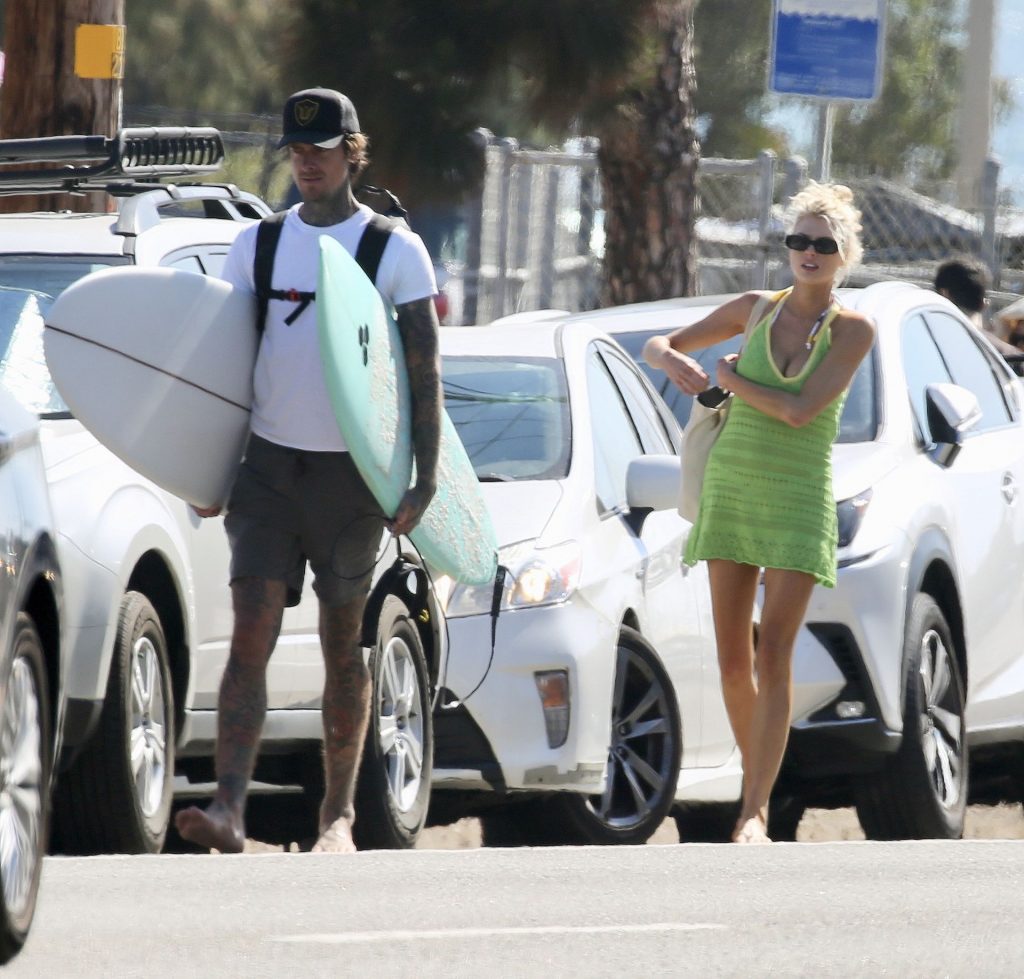 Charlotte McKinney Shows Off Her Bikini Body on A Trip To The Beach in LA (14 Photos)