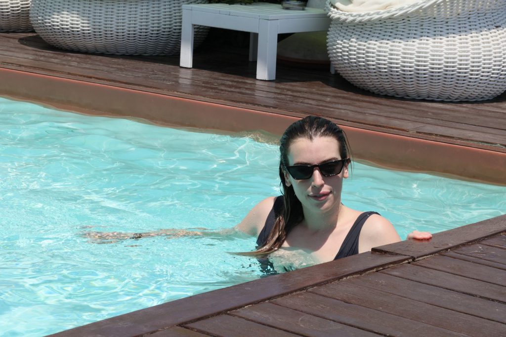 Clara McGregor Enjoys a Day in The Pool During Ischia Film Festival (56 Photos)