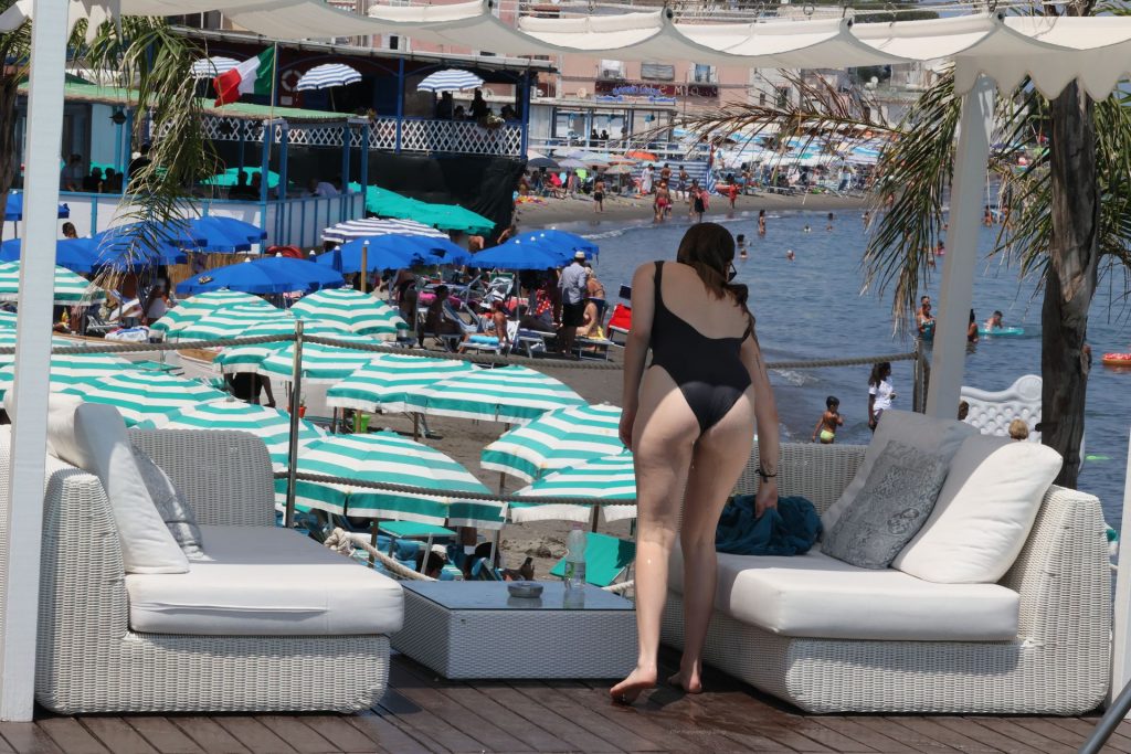 Clara McGregor Enjoys a Day in The Pool During Ischia Film Festival (56 Photos)