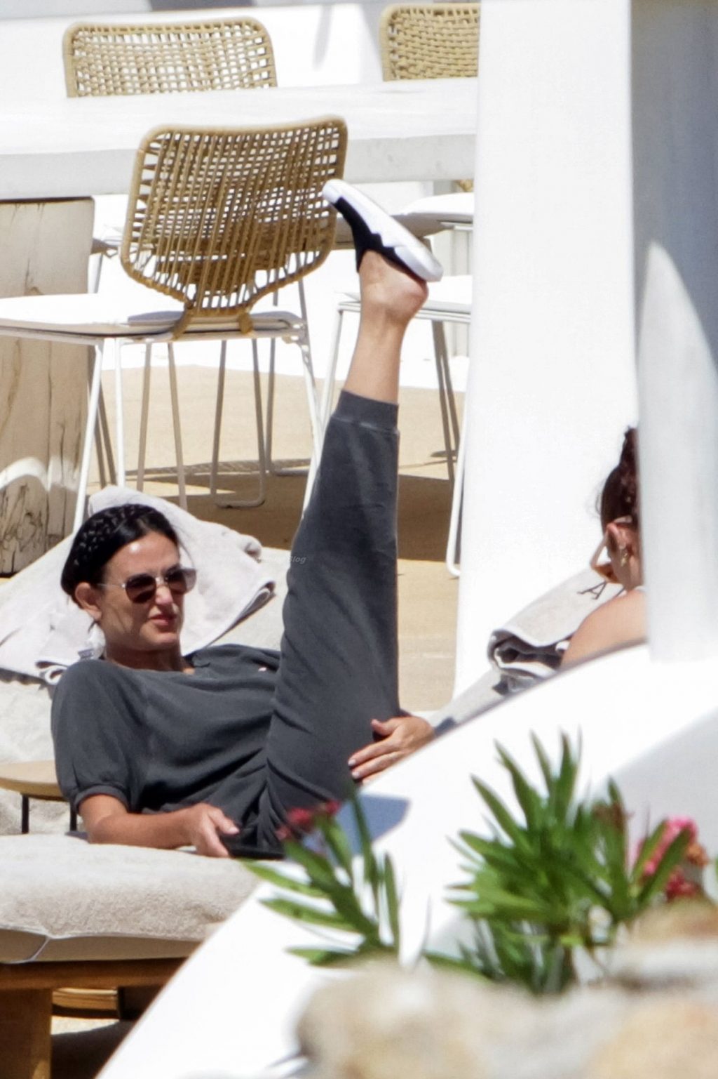 Demi Moore Goes Through a Rigorous Stretching Routine on Holiday with Rumer Willis (28 Photos)