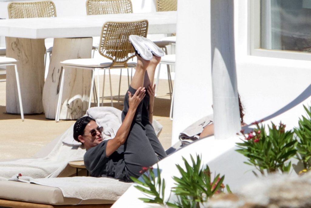 Demi Moore Goes Through a Rigorous Stretching Routine on Holiday with Rumer Willis (28 Photos)