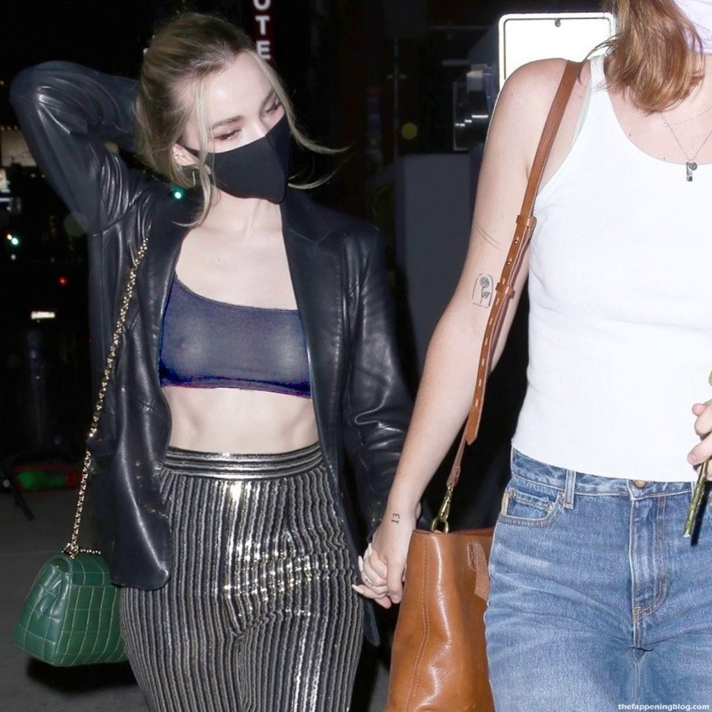 Braless Dove Cameron is Seen in a See-Through Top Leaving Valentina Cy’s Show (12 Photos)